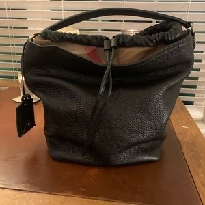 Burberry Leather Bucket Bag Authentic